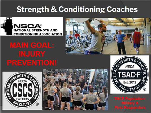 Strength & Conditioning Coaches